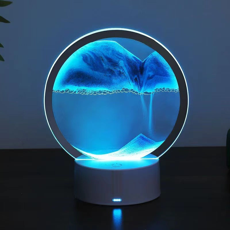 RGB LED Sandscape Table Lamp with Moving Sand Art ModernoMarket