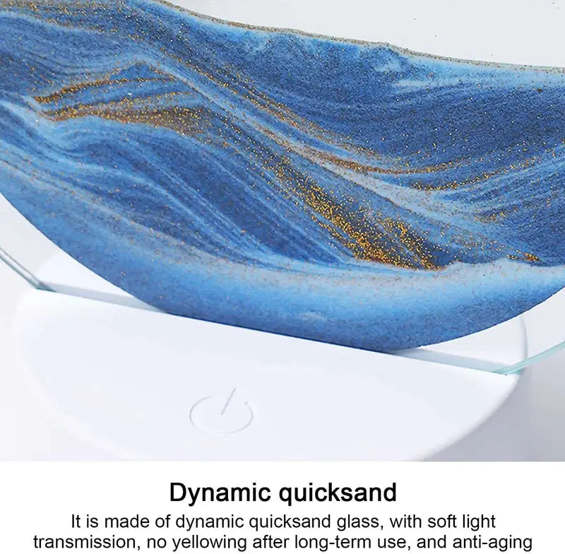 RGB LED Sandscape Table Lamp with Moving Sand Art ModernoMarket