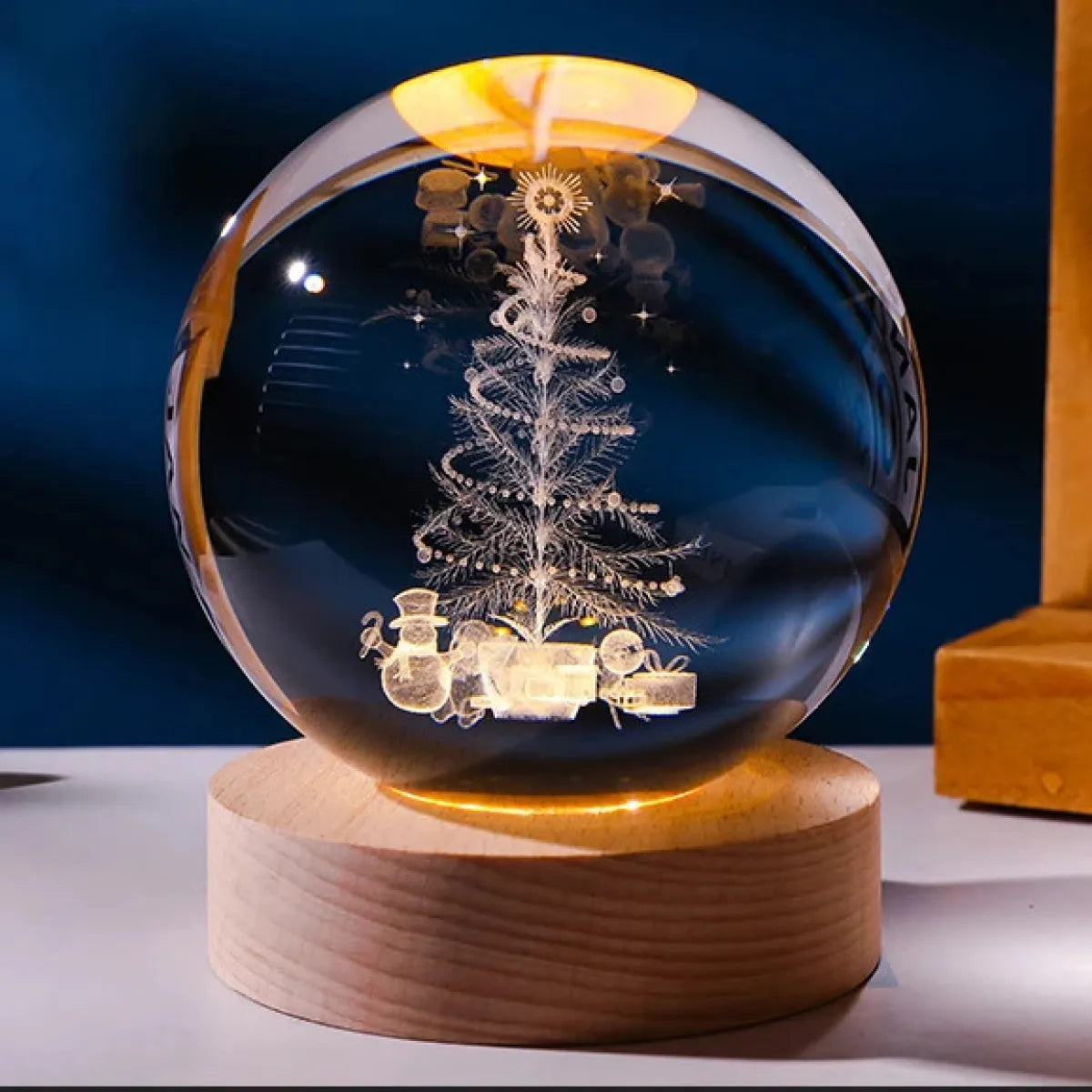 3D Galactic Crystal Lamp