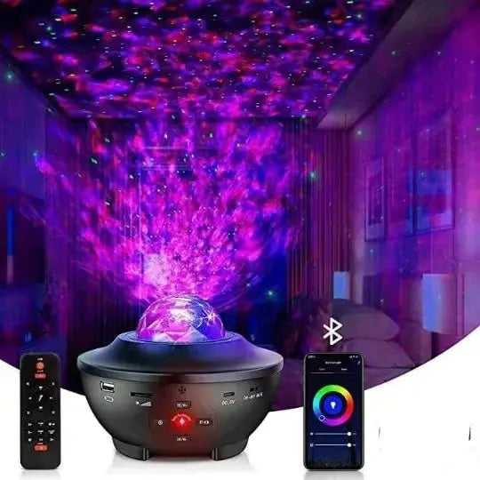 Black Galaxy Projector – 360° Star Light for Bedroom ModernoMarket