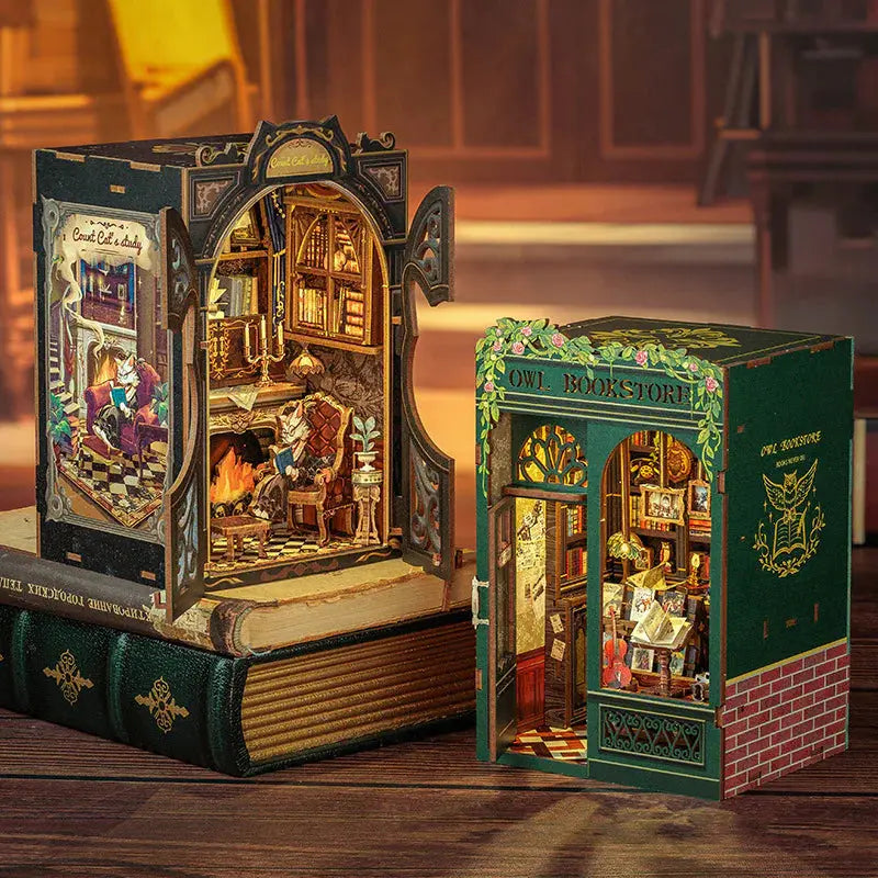 Miniature DIY Cottage Book Stand ModernoMarket