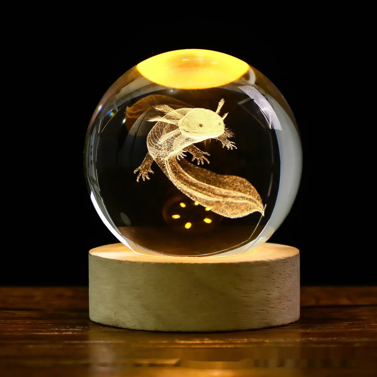 3D Galactic Crystal Lamp
