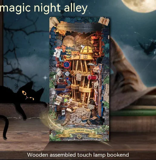 Fantasy Whale Cottage Book Nook β DIY 3D Wooden Kit ModernoMarket