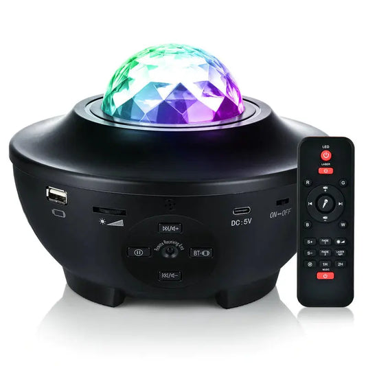 Black Galaxy Projector – 360° Star Light for Bedroom ModernoMarket